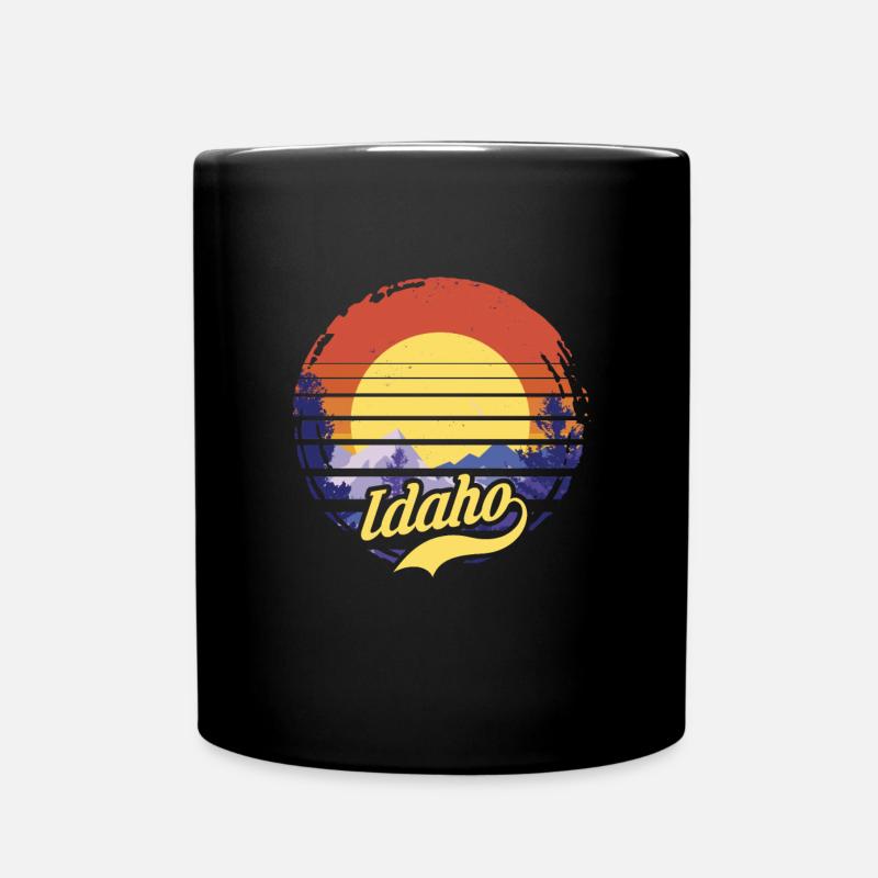Idaho - Tasse einfarbig - Schwarz