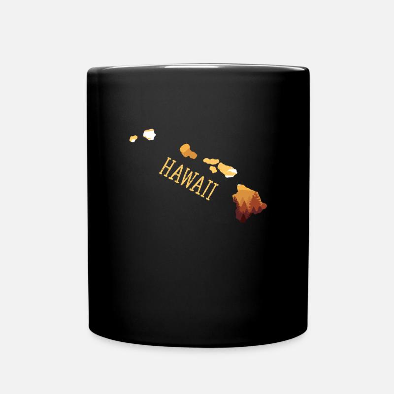 hawaii - Tasse einfarbig - Schwarz