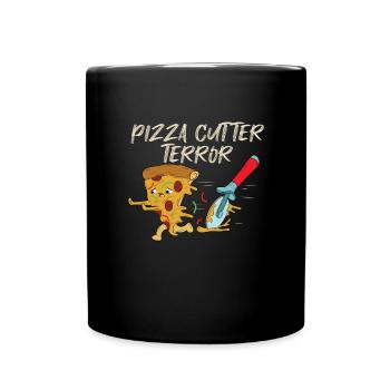 Pizza Cutter Terror - Full Colour Mug - black - Front