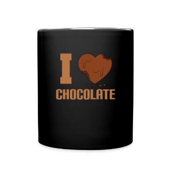 J’adore le chocolat - Mug uni - noir - Devant