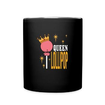 Lollipop Candy Gift - Full Colour Mug - black - Front
