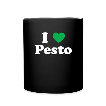 Pesto - Tasse einfarbig - Schwarz - Vorne