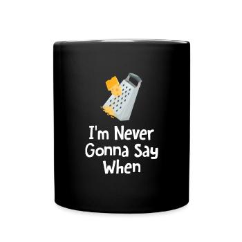 Parmesan - Tasse einfarbig - Schwarz - Vorne