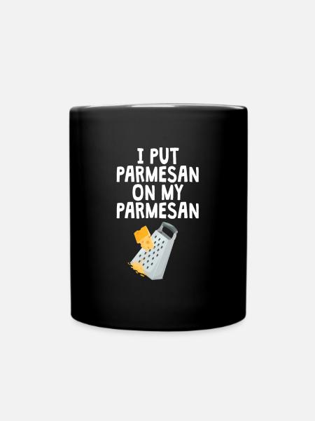 Parmesan - Tasse einfarbig - Schwarz