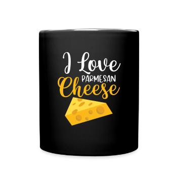 Parmesan - Tasse einfarbig - Schwarz - Vorne