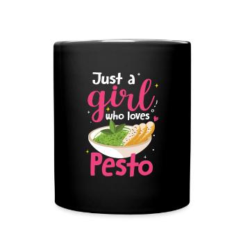 Pesto - Tasse einfarbig - Schwarz - Vorne