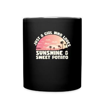 Ignames - Mug uni - noir - Devant