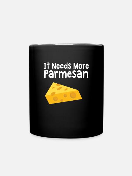 Parmesan - Tasse einfarbig - Schwarz