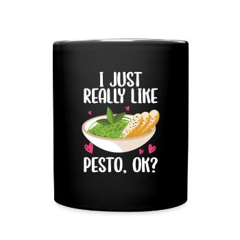 Parmesan - Tasse einfarbig - Schwarz - Vorne