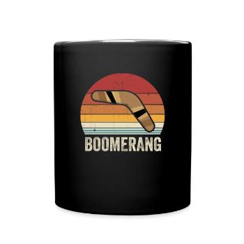 Boomerang - Mug uni - noir - Devant