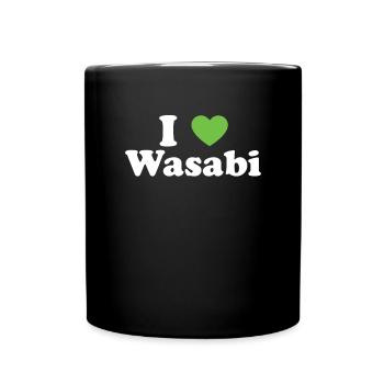 Wasabi - Mug uni - noir - Devant