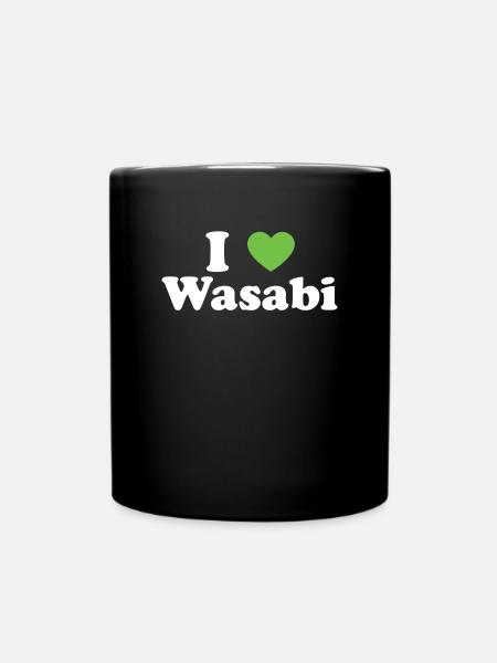 Wasabi - Tasse einfarbig - Schwarz