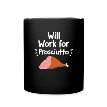 Pecannüsse Nüsse Geschenk - Tasse einfarbig - Schwarz - Vorne