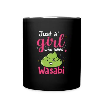 Wasabi - Mug uni - noir - Devant
