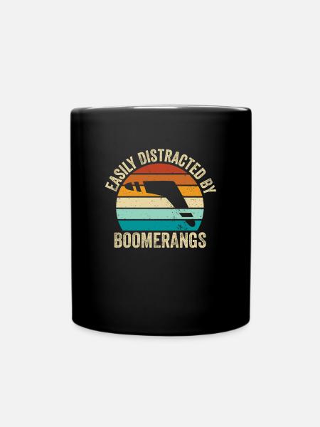 Boomerang - Mug uni - noir