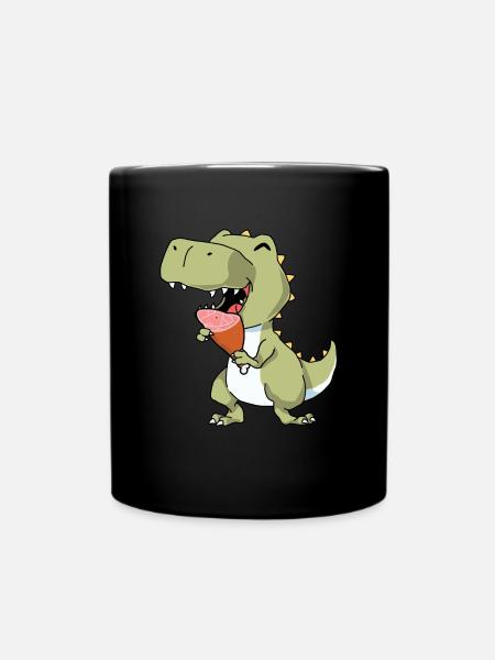 Schinken - Tasse einfarbig - Schwarz