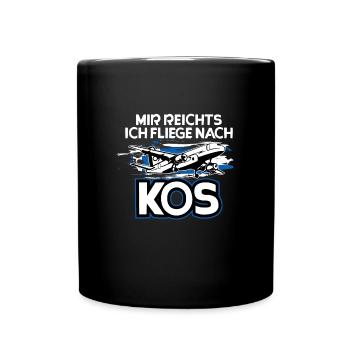 Kos - Tasse einfarbig - Schwarz - Vorne