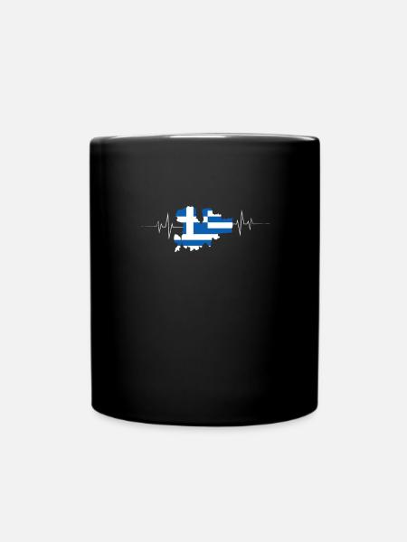Mykonos - Tasse einfarbig - Schwarz