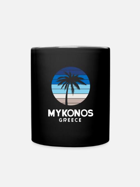 Mykonos - Tasse einfarbig - Schwarz