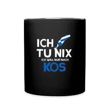 Kos - Tasse einfarbig - Schwarz - Vorne