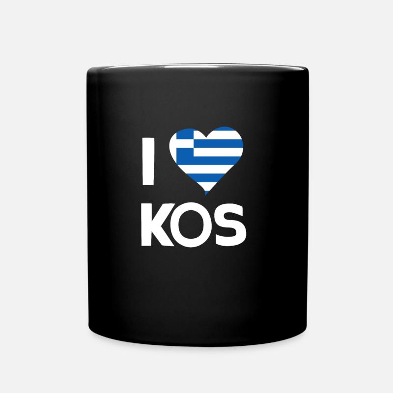Kos - Tasse einfarbig - Schwarz