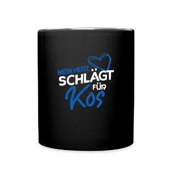Kos - Tasse einfarbig - Schwarz - Vorne