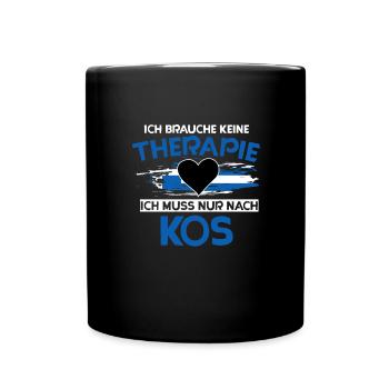 Kos - Tasse einfarbig - Schwarz - Vorne