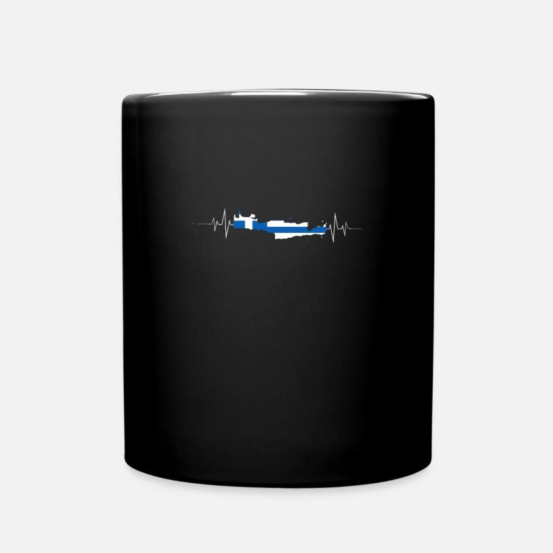 Kreta - Tasse einfarbig - Schwarz