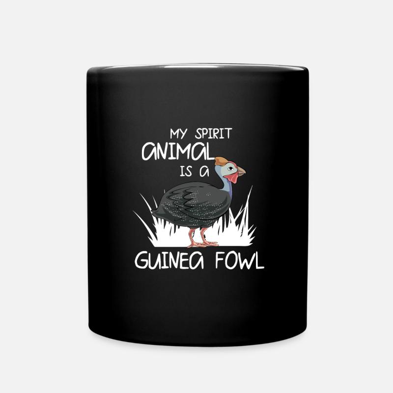 Perlhühner Perlhuhn Pintade - Mug uni - noir