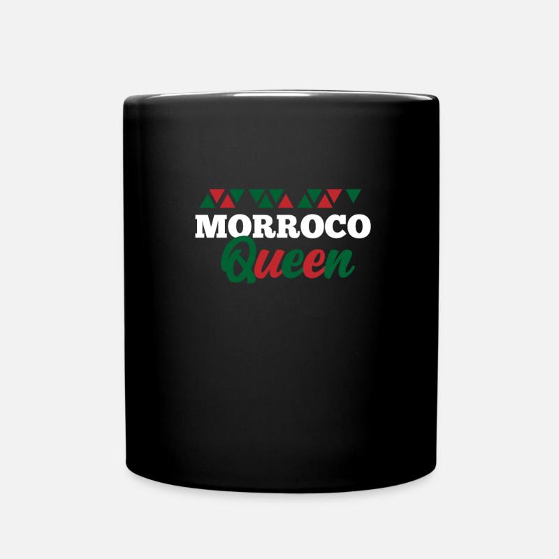Marokko - Tasse einfarbig - Schwarz