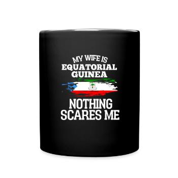 Equatorial Guinea Wife - Full Colour Mug - black - Front