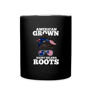 Saint Helena - Full Colour Mug - black - Front