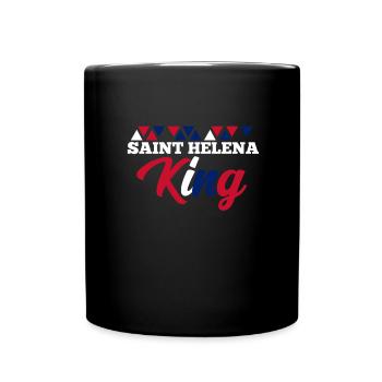 Saint Helena - Tasse einfarbig - Schwarz - Vorne