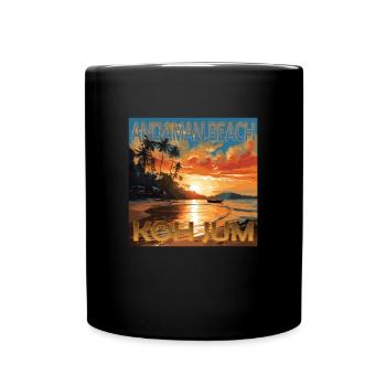 Summer vacation on Koh Jum, Andaman Beach, Thailand - Full Colour Mug - black - Front