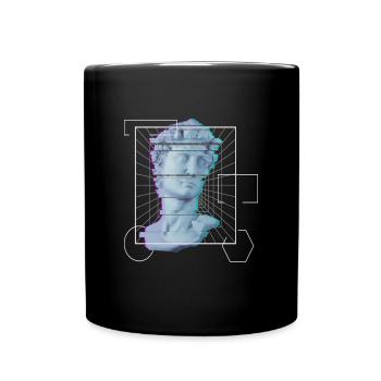 Raver Techno Festival EDM Musik Rave - Tasse einfarbig - Schwarz - Vorne