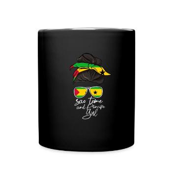 São Tomé - Mug uni - noir - Devant