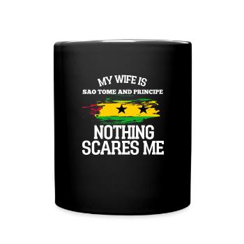 São Tomé - Mug uni - noir - Devant