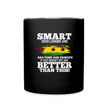 São Tomé - Mug uni - noir - Devant