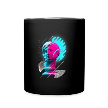 Aphrodite Raver Festival EDM Musik Rave - Tasse einfarbig - Schwarz - Vorne