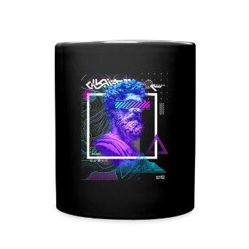 EDM Rave Raver Techno Festival Musik - Tasse einfarbig - Schwarz - Vorne