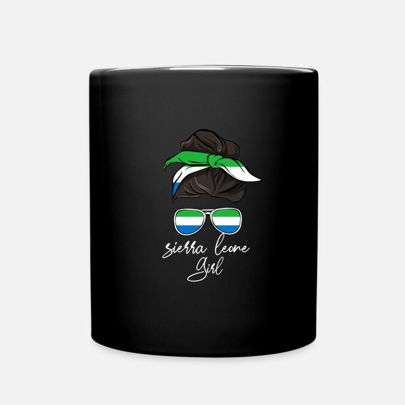 Sierra Leone - Full Colour Mug - black