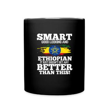 Ethiopia - Full Colour Mug - black - Front