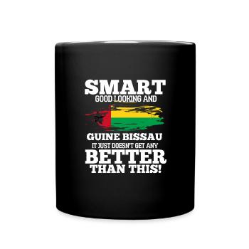 Guinée-Bissau - Mug uni - noir - Devant