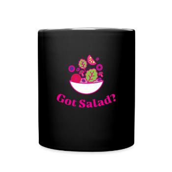 Mangez Salad Salat Vegan Veganer - Mug uni - noir - Devant