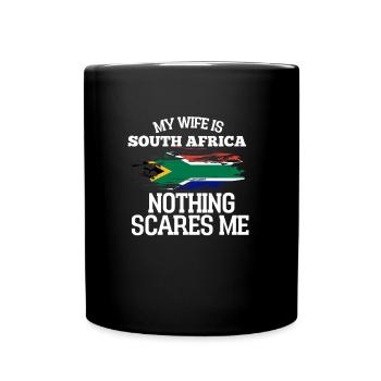 Afrique du Sud - Mug uni - noir - Devant