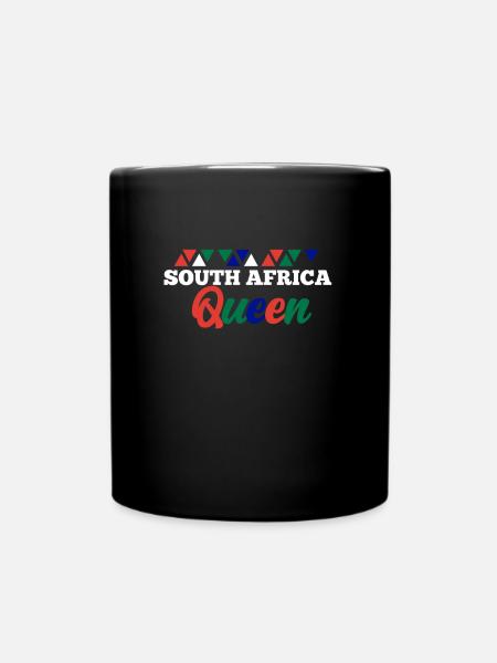 Südafrika - Tasse einfarbig - Schwarz