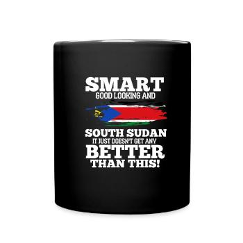 South Sudan - Full Colour Mug - black - Front