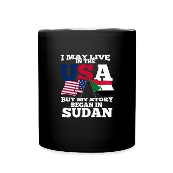 Sudan - Full Colour Mug - black - Front