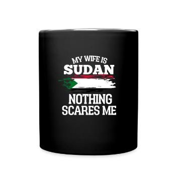 Sudan - Full Colour Mug - black - Front