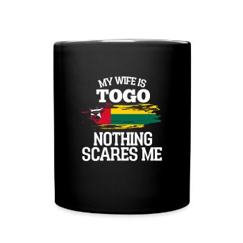 Togo - Tasse einfarbig - Schwarz - Vorne